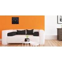 Dizajnové nástenné hodiny Future Time FT1010BK Square black 40cm
